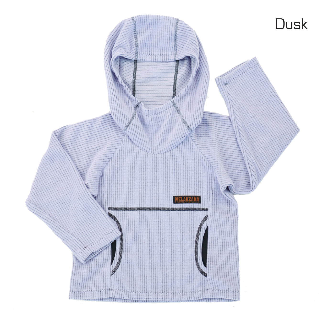 HOOD HOODIE モリハルナさん Micro Grid Hoodie Kids V2 – Melanzana