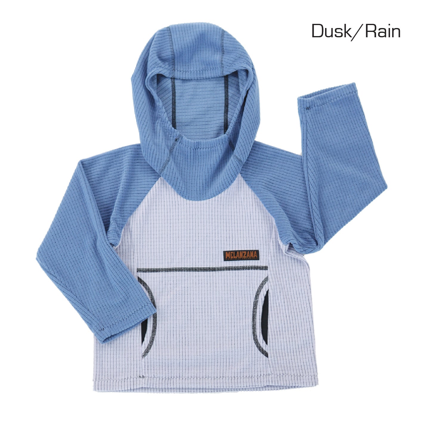 Micro Grid Hoodie Kids V2 – Melanzana