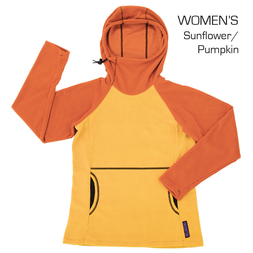 Micro Grid Hoodie V2 - Womens / L / Sunflower / Pumpkin